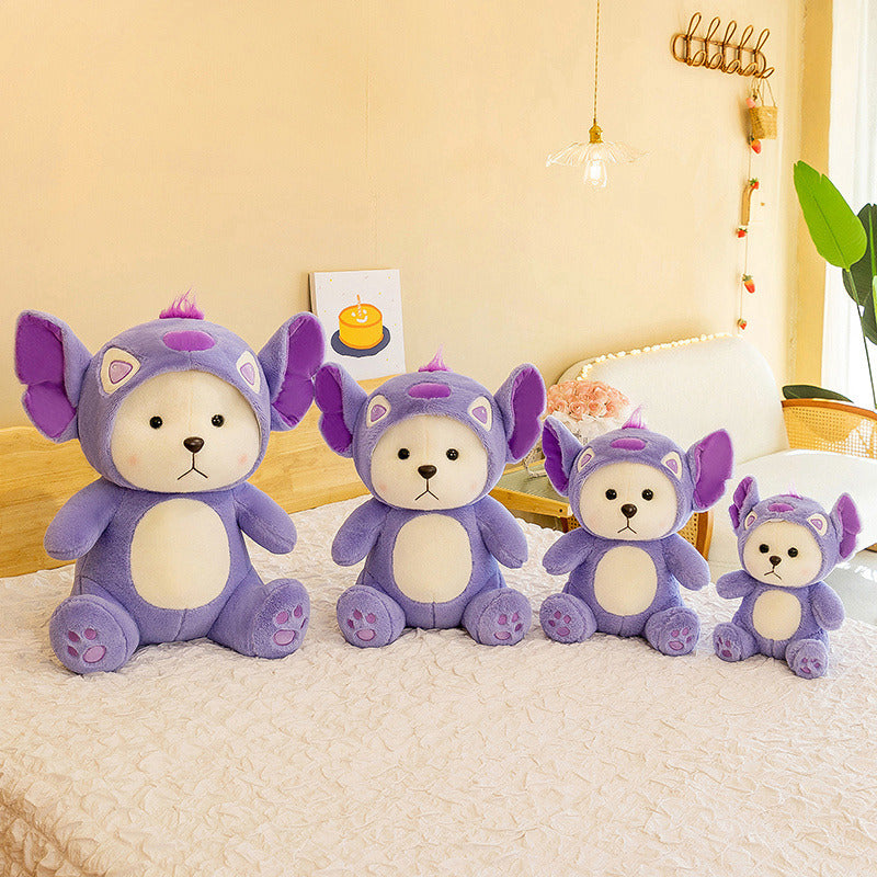 Pluche knuffelbeer 2-in-1 met afneembaar hoedje – zachte vulling, handwasbaar | teddybeer