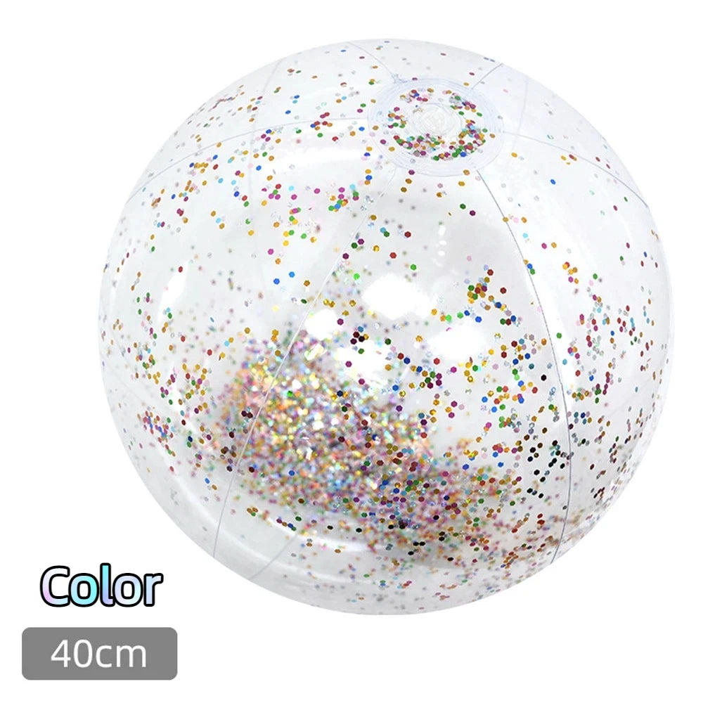 Glitter Strandbal 40CM – Opblaasbare Beach Ball