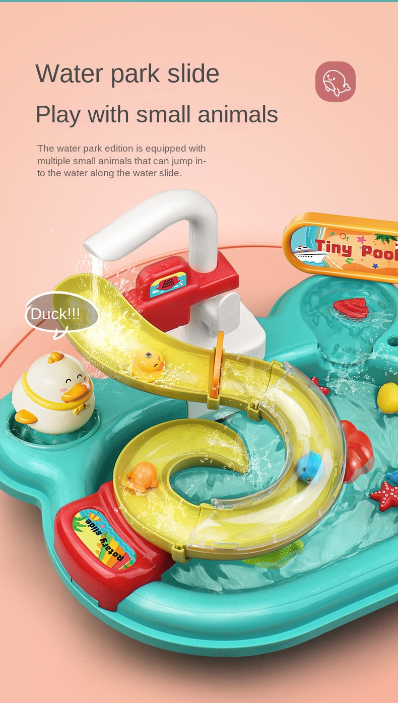 Watertafel Speelgoed Kind – Waterbaan & Visspel met Pomp 2-6 Jaar