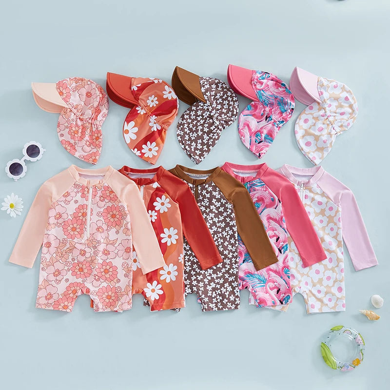 Baby UV Zwempak met Hoed – UV Zwemkleding Kind