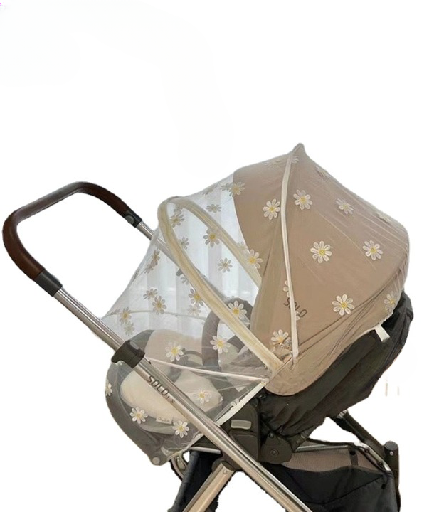 AeriShield Insectennet voor Kinderwagen – Ademend Universeel Muggennet met Ritssluiting