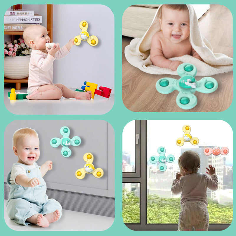 3-delige Fidget Spinner Set - Sensorisch Badspeelgoed voor Peuters