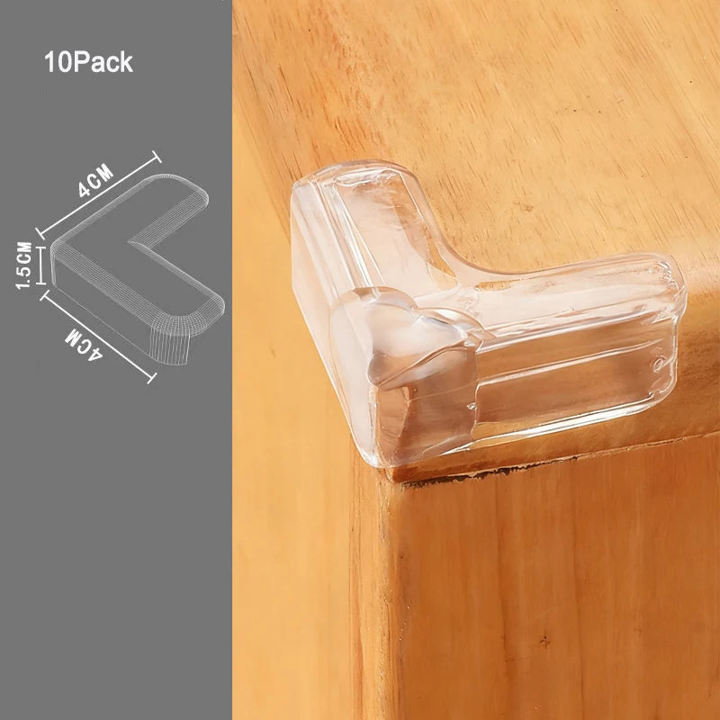 Siliconen Hoekbeschermers voor Baby – Set van 4 of 10 Stuks