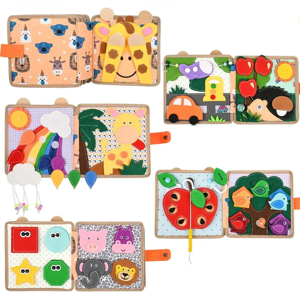 Educatief Activiteitenboek Peuters – Montessori Busy Book 1-4 Jaar