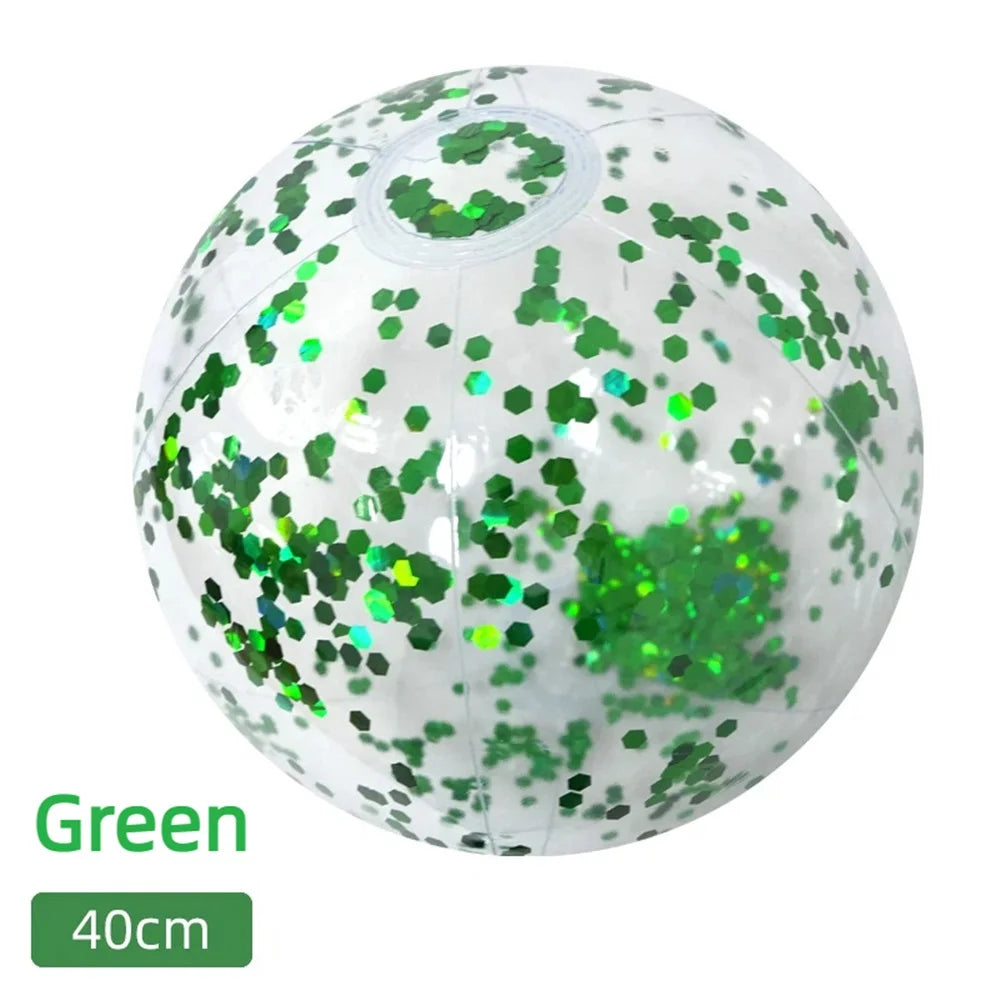 Glitter Strandbal 40CM – Opblaasbare Beach Ball