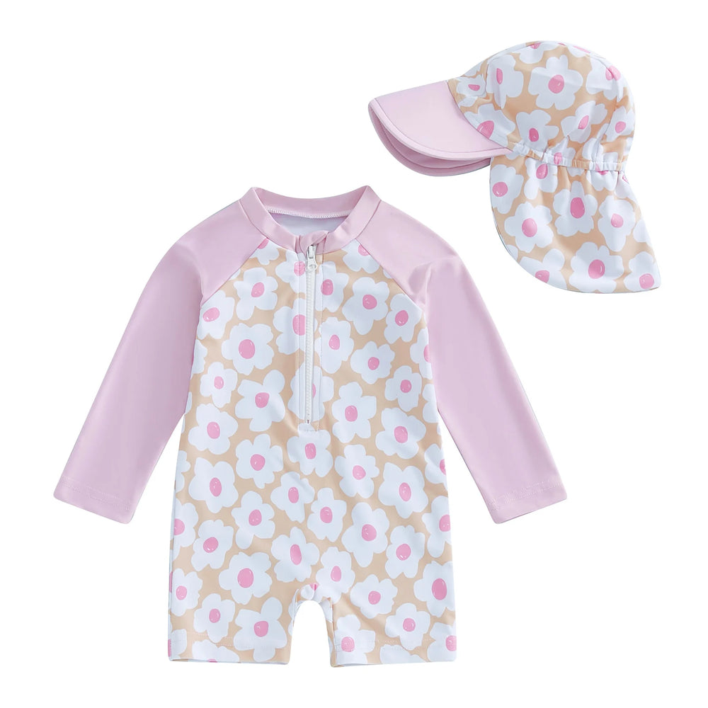 Baby UV Zwempak met Hoed – UV Zwemkleding Kind