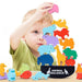 Montessori Dieren Stapelen – Creatief Evenwichtsspel, Hout, Educatief, Fijne Motoriek, 2+ Jaar-More For Mini