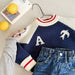 Gebreide Trui - LittleBird Jongens, Blauw/Rood, Katoen, Maat 0-6 Jaar-More For Mini