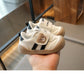 Sneaker met Klittenband - Beer Unisex, Khaki/Zwart/Rood, Maat 16-25-More For Mini