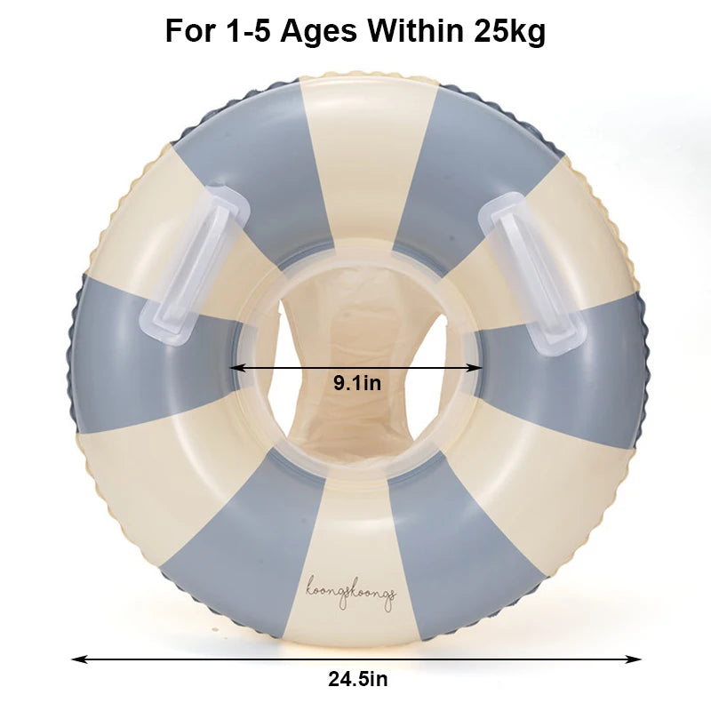 Baby Zwemring met Zonnedak – Opblaasbare Float | Tot 25kg
