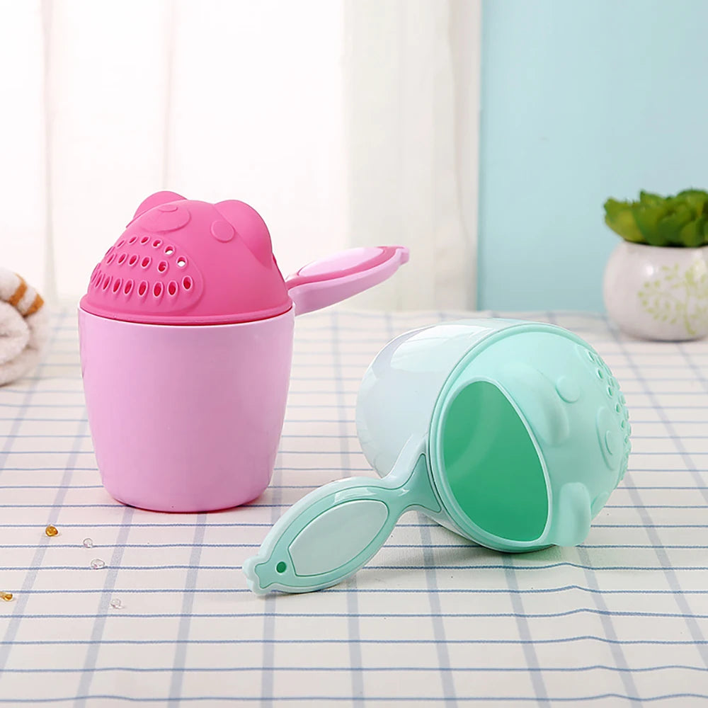 Cartoon Baby Shampoo Spoelbeker – Comfortabel Haarwassen zonder Tranen