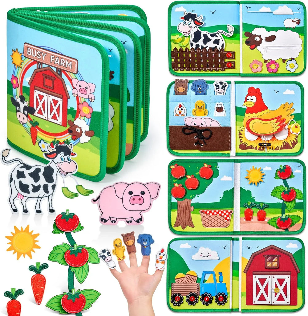 Educatief Activiteitenboek Peuters – Montessori Busy Book 1-4 Jaar