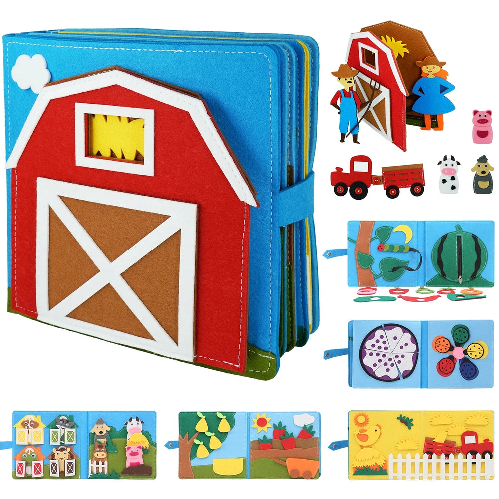 Educatief Activiteitenboek Peuters – Montessori Busy Book 1-4 Jaar