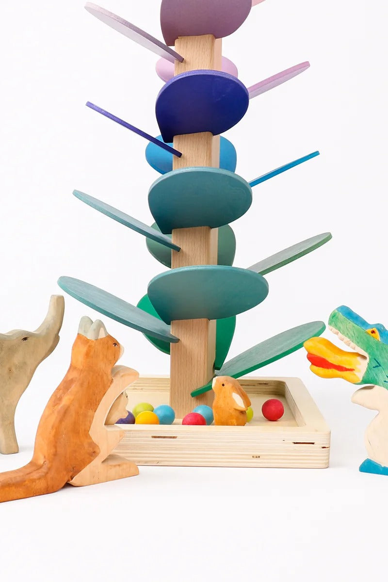 Houten Kogelbaan – Muzikale Knikkerbaan Speelgoed Kinderen