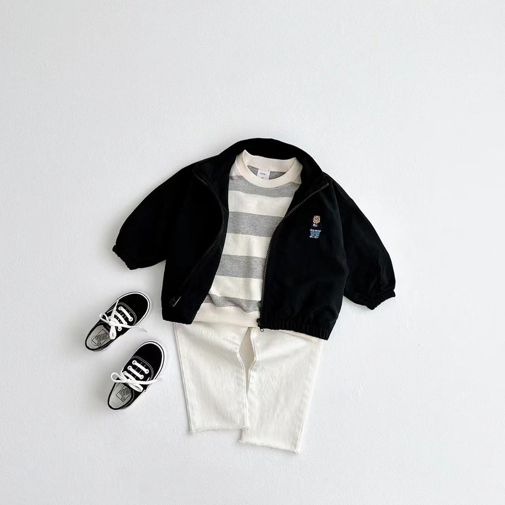 MiniZip Kinder Vestje Unisex | Katoenen Jas met Rits | 9 Maanden – 3 Jaar | Zachte Trui voor Peuters | Meerdere Kleuren