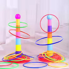 Ringwerp Spel voor Kinderen – Stapeltoren & Ring Toss | Binnen & Buiten