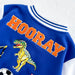 Baseball Jas - Asmara Unisex, Blauw/Roze, Katoen, Maat 0-3 jaar-More For Mini