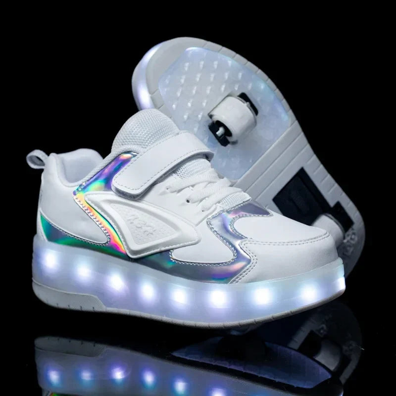 LED Rolschoenen Kind – Sneakers met Wieltjes voor Spelen & Rollen