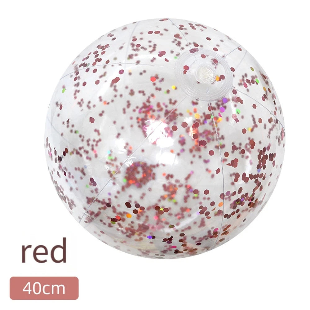 Glitter Strandbal 40CM – Opblaasbare Beach Ball