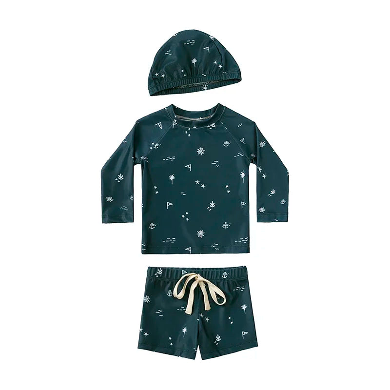 UV Zwemset Kind met Hoed – UV Zwemkleding 9M–7 Jaar