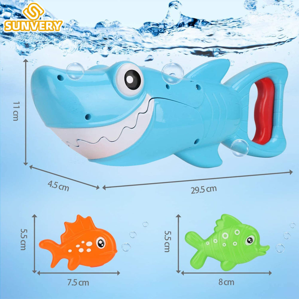 Interactief Haaien Badspeelgoed met Grijparm & Drijvende Visjes - Sharko | Educatief Waterspeelgoed voor Peuters & Kleuters