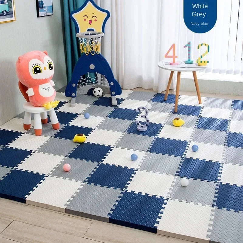 Baby Speelmat Puzzel 12 Delen – Zacht & Veilig (120×90 cm)