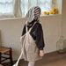Tuinbroek - Cozy Cubs Meisjes, Beige/Bruin, Katoen, Maat 0-6 Jaar-More For Mini