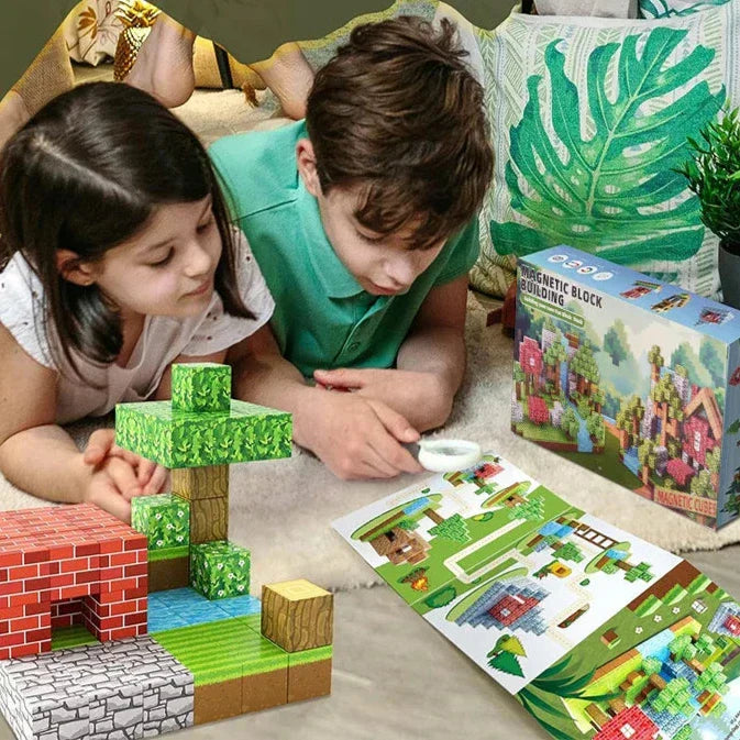 Magnetische Bouwblokken voor Kinderen – Educatief STEM Speelgoed (48 of 100 stuks)