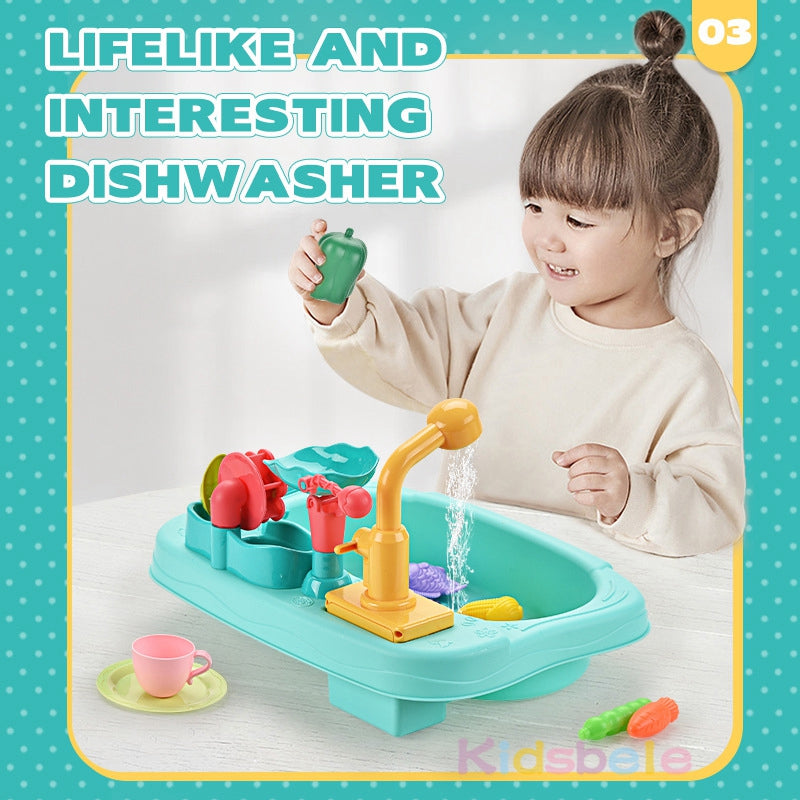 SplashSink 2-in-1 Speelgootsteen & Visspel met Stromend Water | Interactief Waterspeelgoed (2–6 Jaar)
