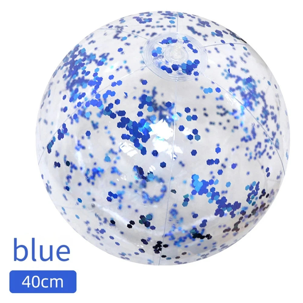 Glitter Strandbal 40CM – Opblaasbare Beach Ball