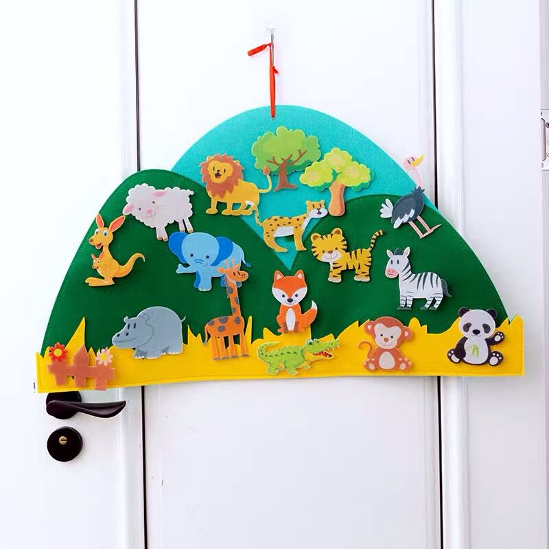 StoryWeave Felt Learning Board – Educatief Viltbord voor Creatief Spel & Verhalen
