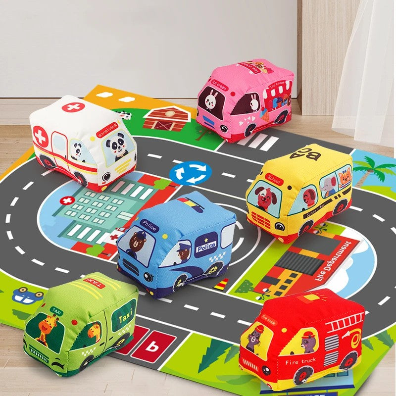 Auto Speelgoed Set Kind – Speelmat met Auto’s (9 Stuks)