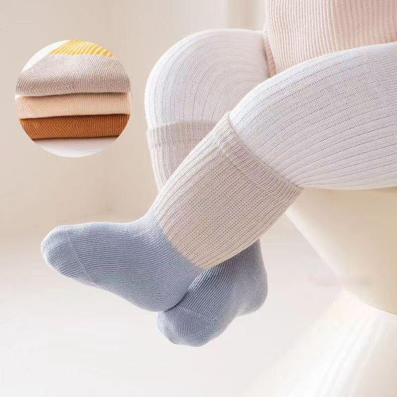 Antislip Babysokken (zakken niet af) - CozyToes Unisex, 6 stuks, Meerkleurig, 0-1 Jaar