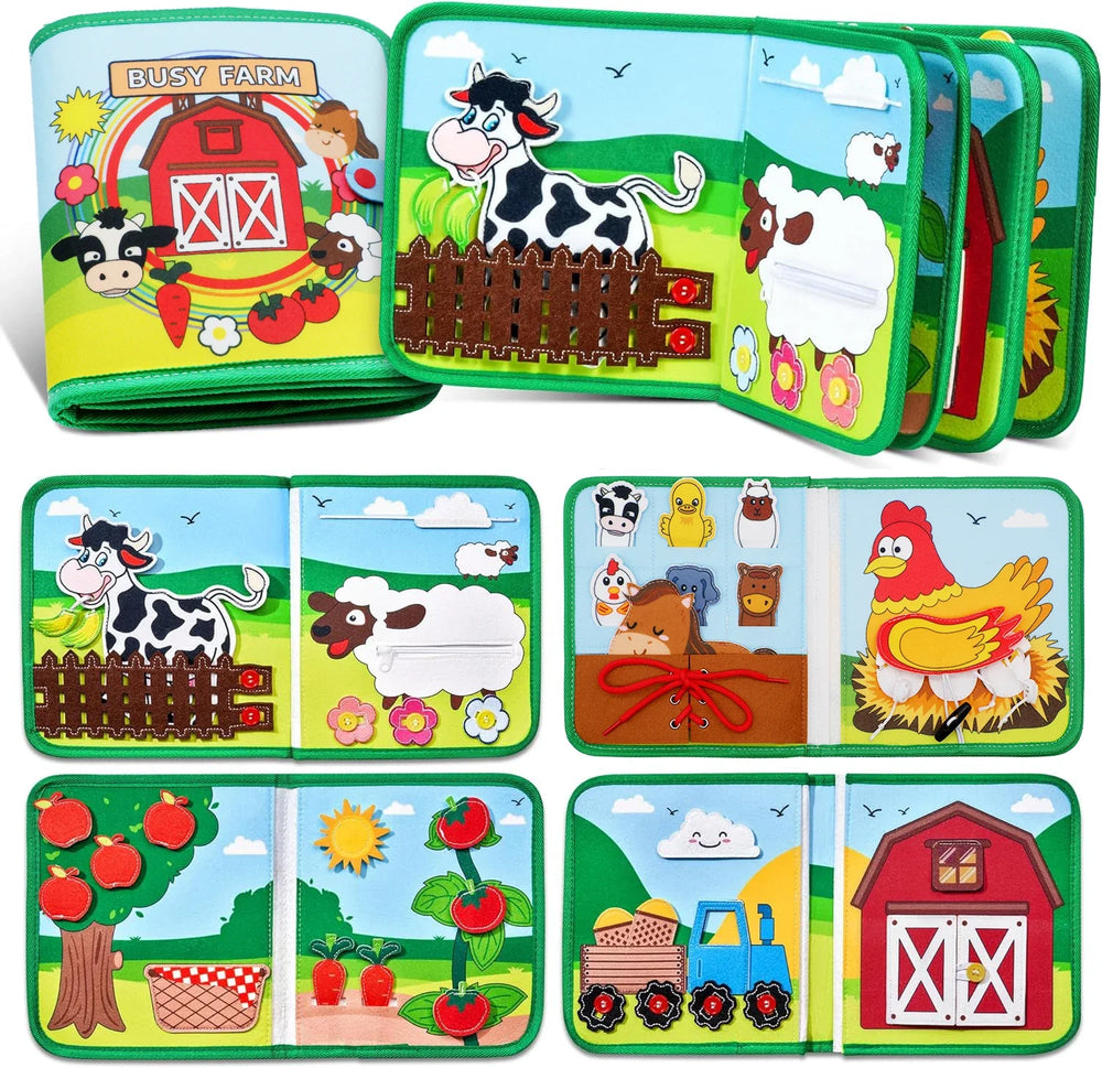 Educatief Activiteitenboek Peuters – Montessori Busy Book 1-4 Jaar