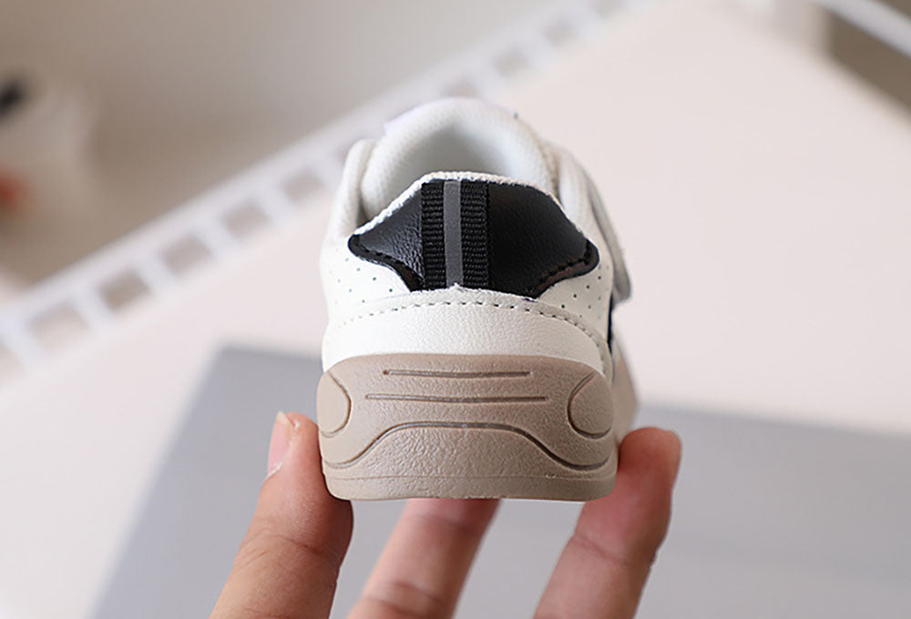 Sneaker met Klittenband - Beer Unisex, Khaki/Zwart/Rood, Maat 16-25-More For Mini