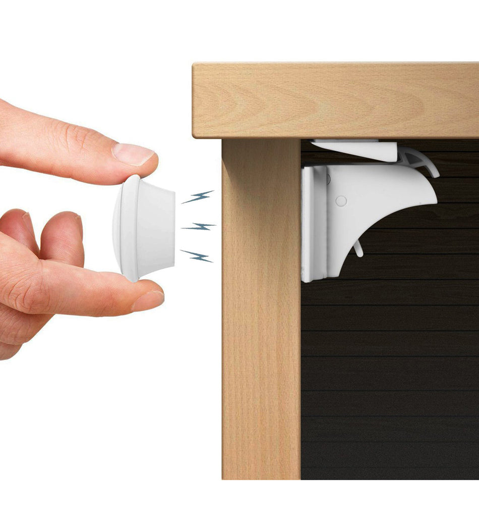 Onzichtbaar Kinderslot voor Kast & Lade – Zonder Boren, Sterke Magneet | SafeSpace Click