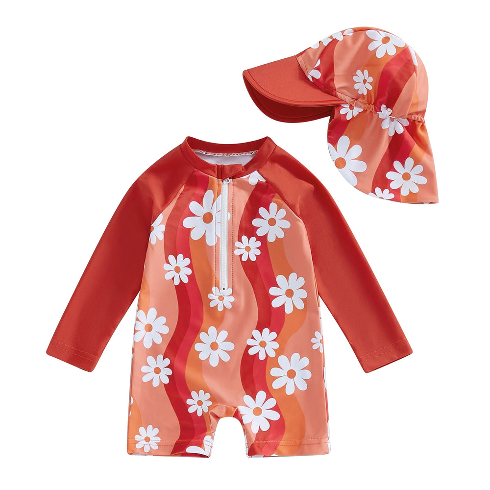 Baby UV Zwempak met Hoed – UV Zwemkleding Kind