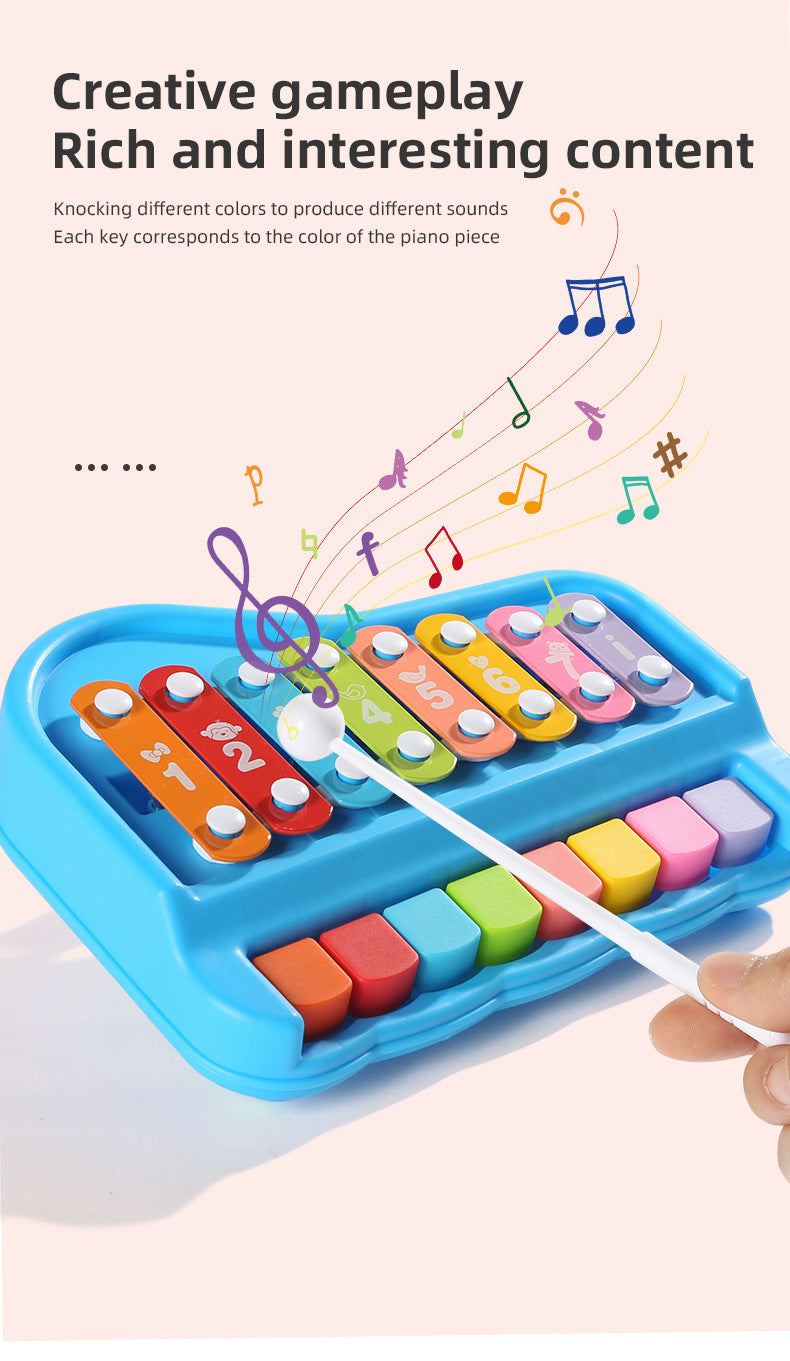 Educatief Muziekspeelgoed voor Baby, Peuter, Kleuter, Kinderen – Xylofoon & Piano Set voor Creatieve Ontwikkeling