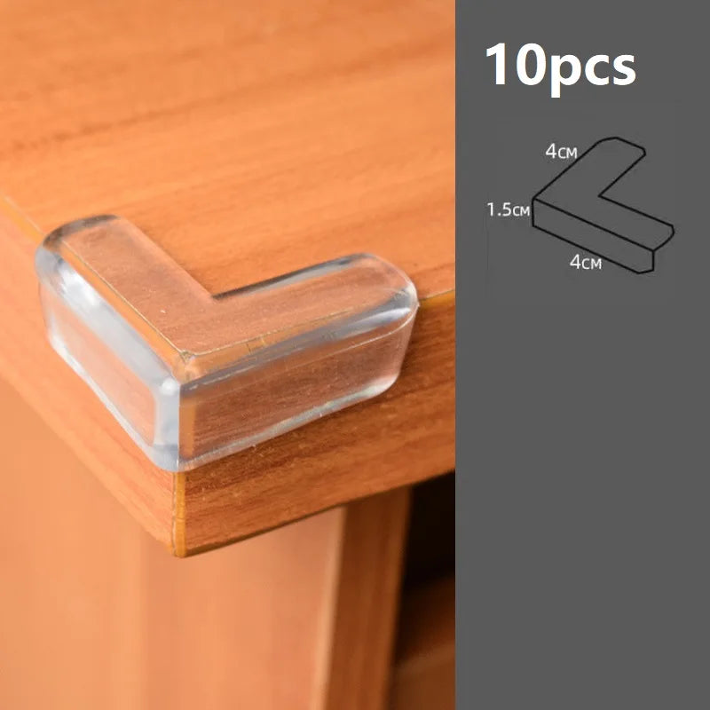 Siliconen Hoekbeschermers voor Baby – Set van 4 of 10 Stuks