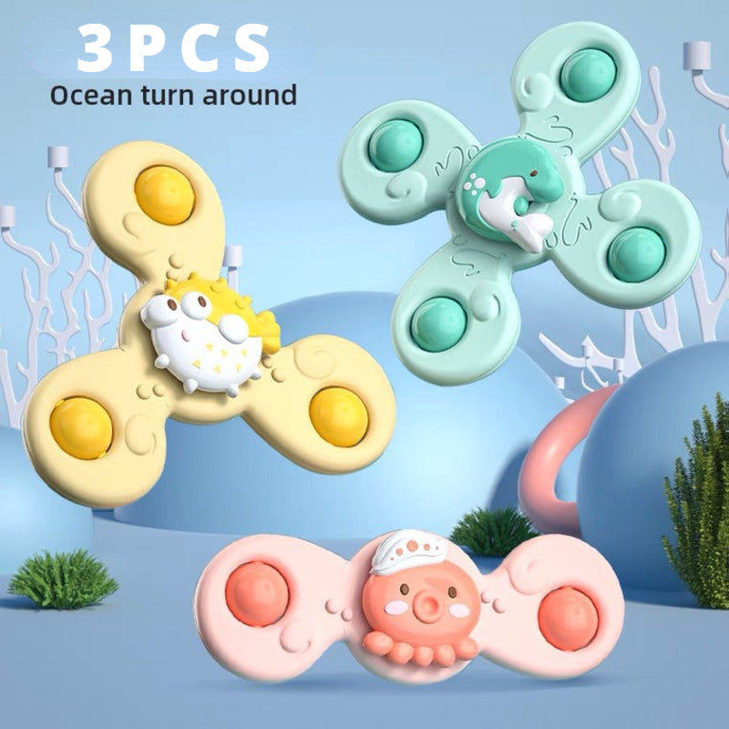 3-delige Fidget Spinner Set - Sensorisch Badspeelgoed voor Peuters