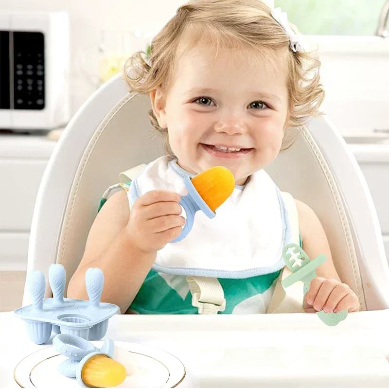 5-delige Baby Bijtring Set – BPA-vrij Siliconen met Handring