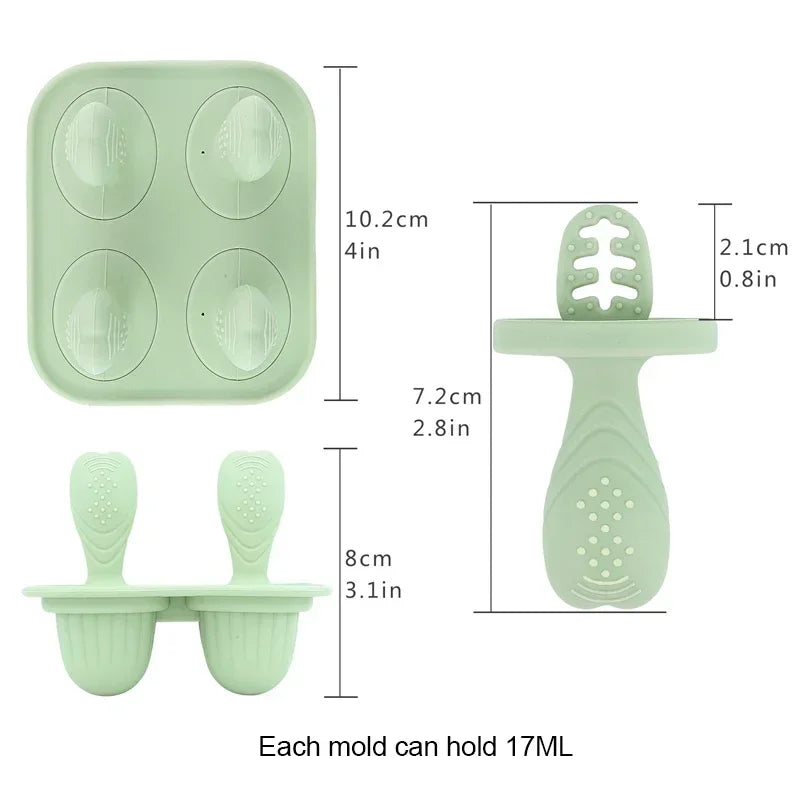 5-delige Baby Bijtring Set – BPA-vrij Siliconen met Handring