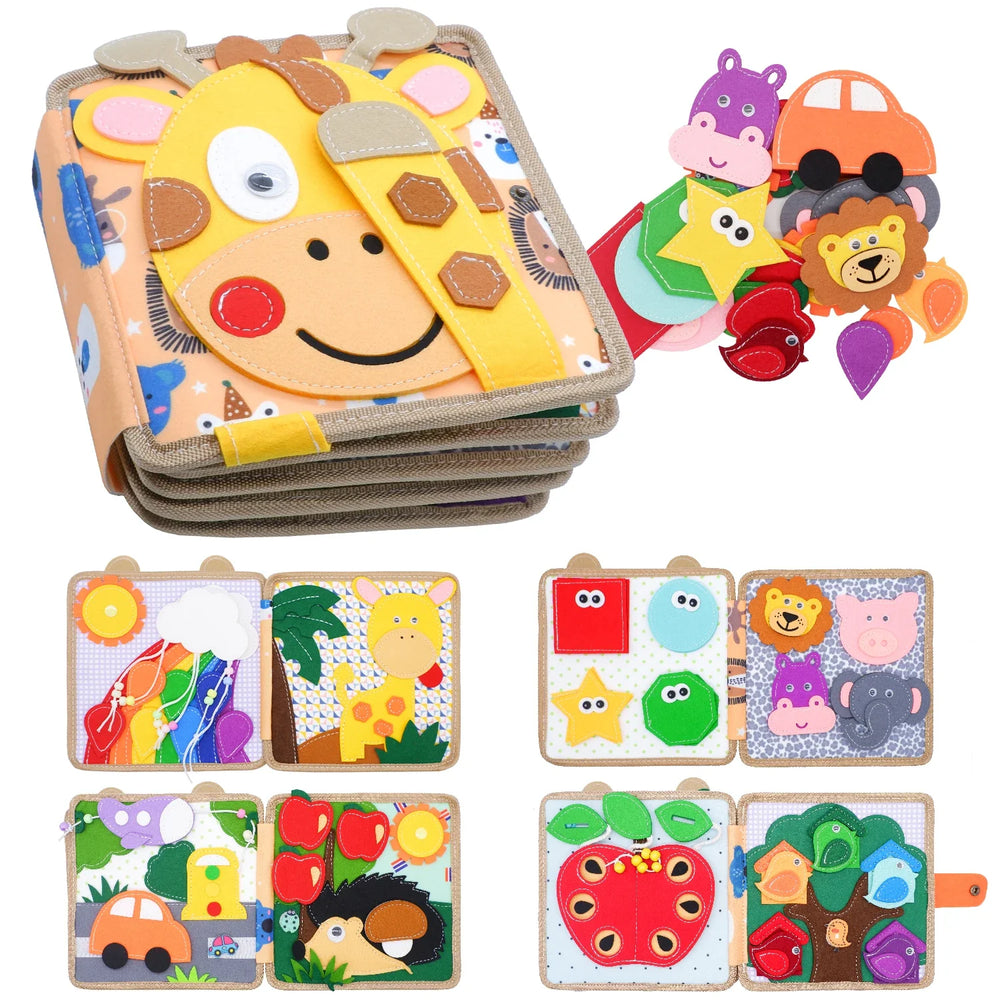 Educatief Activiteitenboek Peuters – Montessori Busy Book 1-4 Jaar