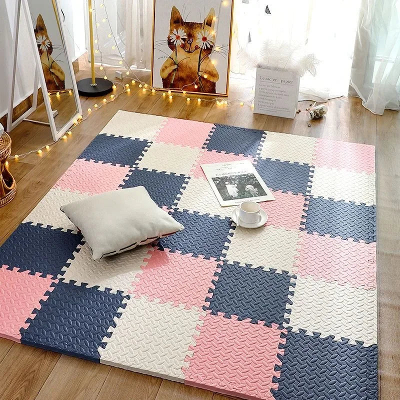 Baby Speelmat Puzzel 12 Delen – Zacht & Veilig (120×90 cm)
