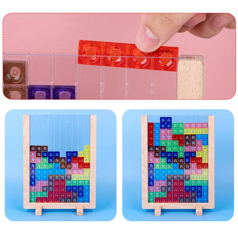 Houten 3D Puzzel voor Kinderen – Educatief Bouwspel voor Creativiteit & Ruimtelijk Inzicht (4-10 jaar)