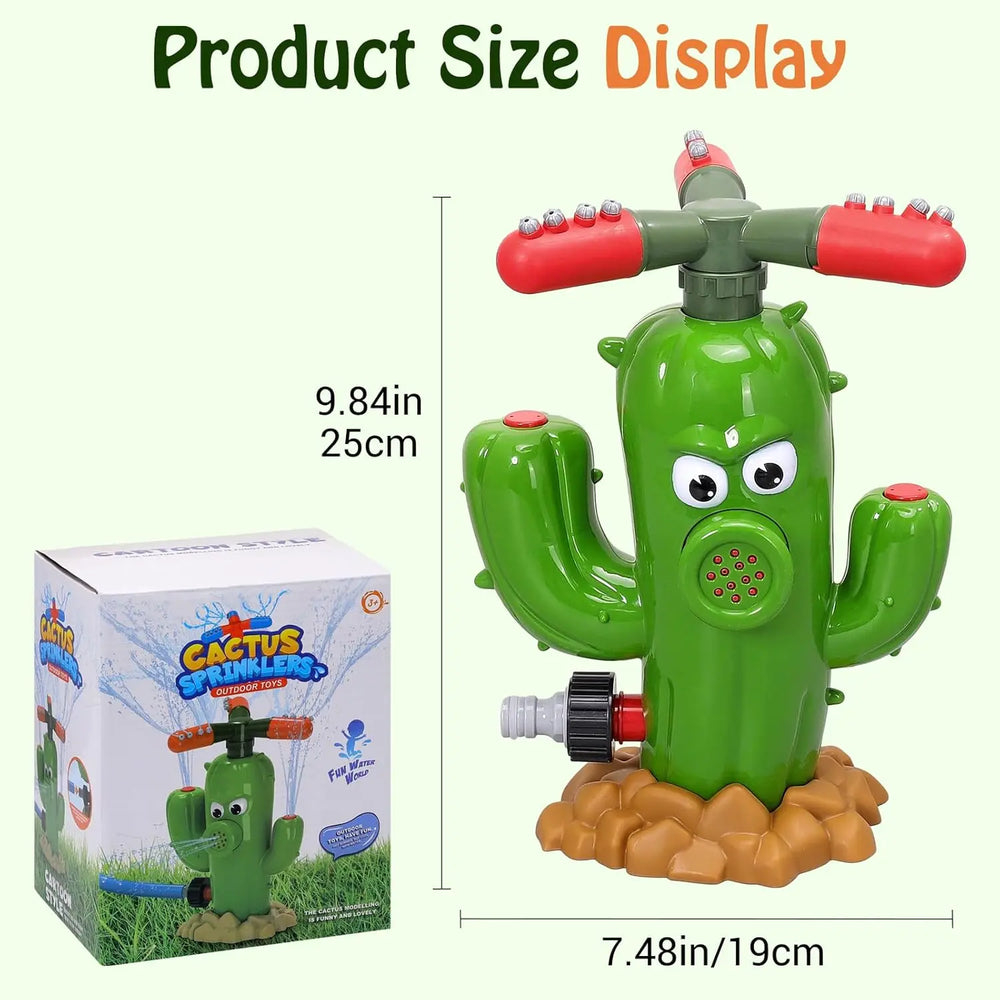 360° Cactus Watersproeier Kinderen – Roterend Tuin Waterspeelgoed