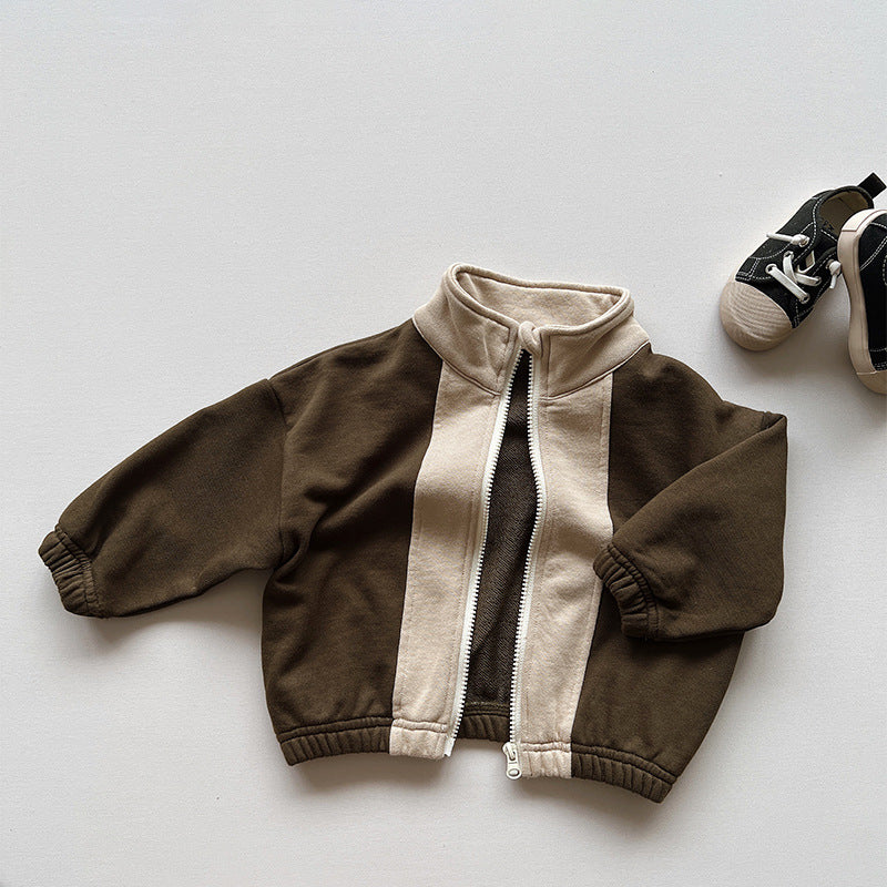 Kinderjas fleece met rits – baby & peuter tussenjas (12m-6 jaar)
