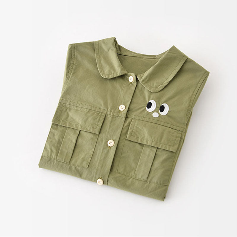 Jumpsuit - Kroko Adventure Unisex, Groen, Katoen, Maat 0-2 Jaar