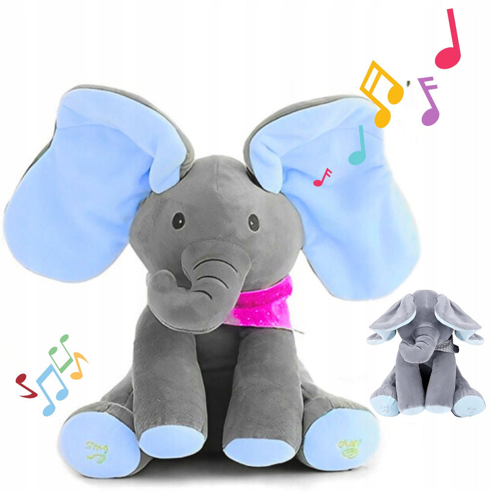 Interactieve Knuffel Olifant voor Baby’s – Peekaboo Speelgoed (6+ maanden)
