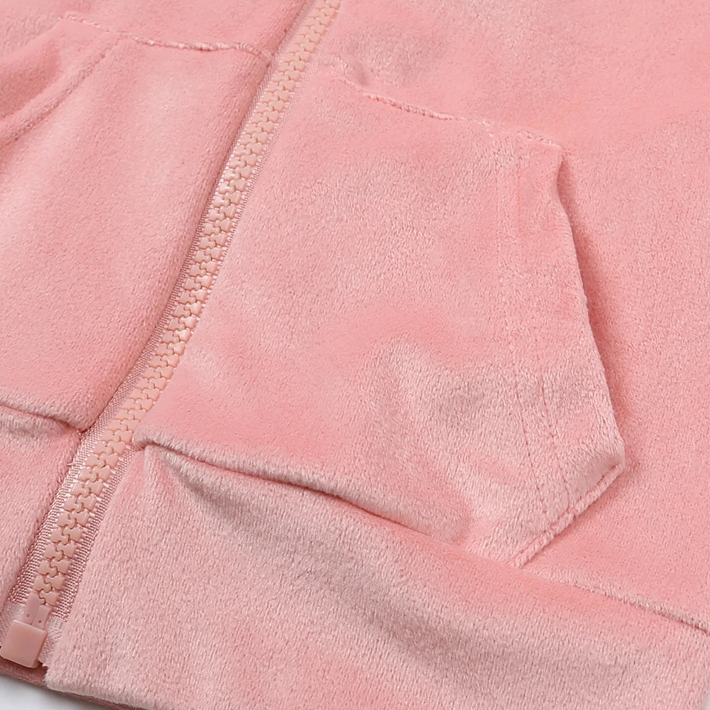 CozyTrail Kids Velvet Tracksuit – Warm & Comfortable Training Set for Children